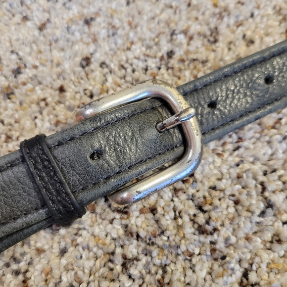 Vintage Fossil Bag Gray 75082 Genuine Leather - Picture 7 of 11